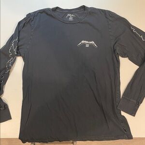 Men’s Limited Run - Billabong x Metallica - Long Sleeve T XL (100% Cotton)